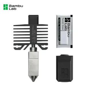 Hotend y Boquilla Bambu Lab Acero Endurecido P1/X1 series de 0.6 mm